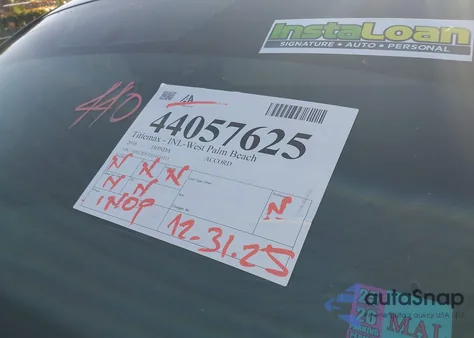 2016 Honda Accord Lx z USA, uszkodzony, nr VIN 1HGCR2F32GA074333